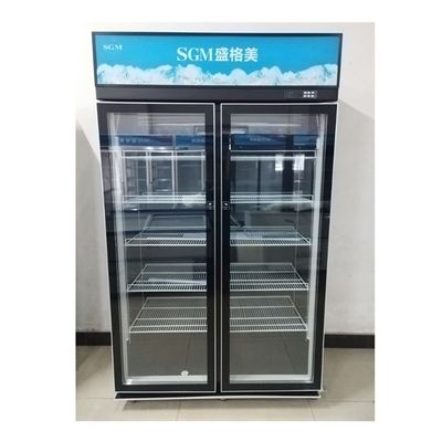 Customized Commercial Wine Display Cooler 998L Restaurant Beverage Refrigerator